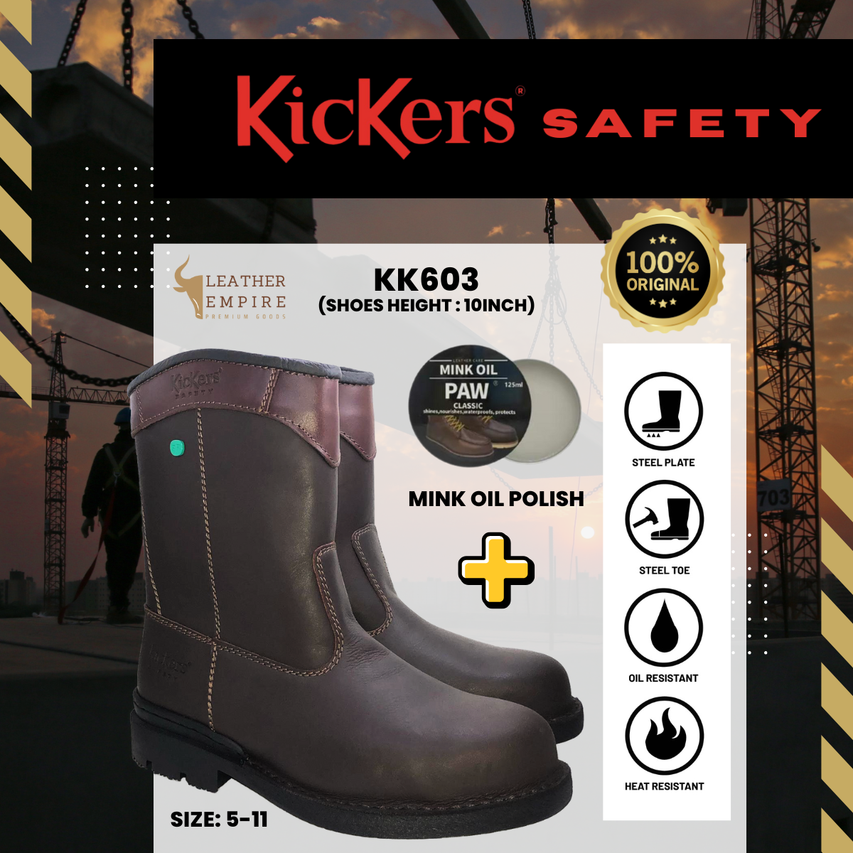 Famous Kickers Safety Boots in Johor Bahru(JB) Launching
